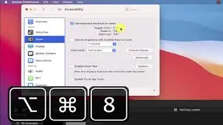 MacBook Shortcut:  Zoom In To Where Your Cursor Is (Toggle Zoom)