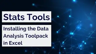 Installing the Data Analysis Tool Pack in Excel