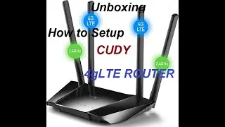 How to setup CUDY 4G LTE Router 