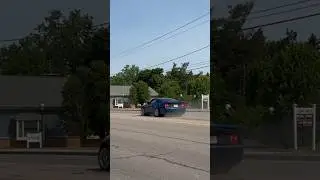 Loud Saleen Mustang Does A Burnout Leaving A Car Show!