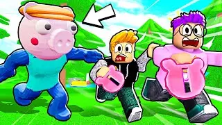 Can We Unlock ALL PIG 64 BADGES + SECRETS!? (NEW PIGGY ROBLOX GAME!)