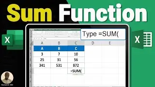 How to Sum a Column & Row in Excel Sheet - Full Guide