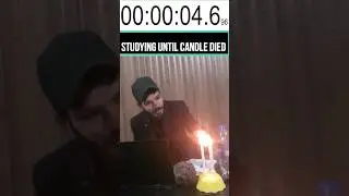 Studying Untill Candle Died 😎 | Student 