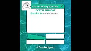 Cisco Certified Support Technician (CCST) IT Support