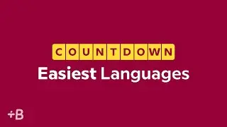 9 Easiest Languages For English Speakers To Learn | Countdown