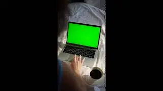 Laptop green screen effect|Laptop screen|How to use chroma key effect|