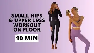 Small Hips & Slim Upper Legs Thighs on Floor / Nina Dapper Model Lifestyle Coach