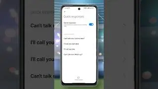 Call Settings | Quick response Call | Quick call Quick response call in redmi 