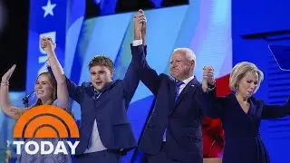 Tim Walz and his family take the spotlight at night 3 of the DNC