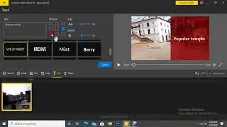 How to insert text in video using icecream video editor (part 13)?