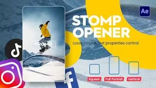 Instagram Stomp Opener | After Effects Template