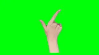 Finger touch green screen | no copyright video.
