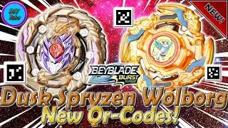New Qr-Codes Dusk Spryzen S5 Force Wolborg | Новые Qr-Коды Dusk Spryzen Force Wolborg Beyblade Burst
