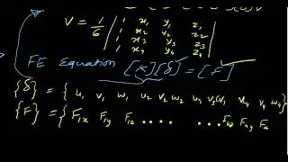 General Analysing Procedure of THREE Dimensional Problems | 3D problems in FEM | 3D tetrahedron