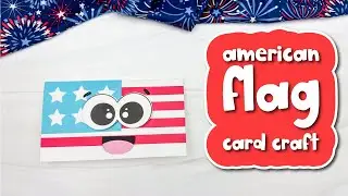 American Flag Card Craft For Kids