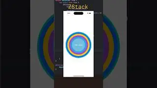 SwiftUI: Layout fundamentals ZStack #xcode #ios #swiftui  #swift