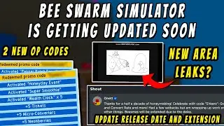😲*NEW* Area Leaks, 2 Honey Day Codes & Part 2 Beesmas [COMING SOON] | Bee Swarm Simulator Roblox
