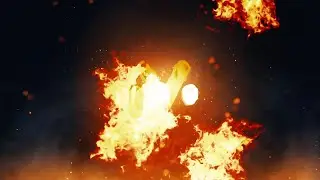 Firey Logo Reveal: (Mogrt) Premiere Pro template