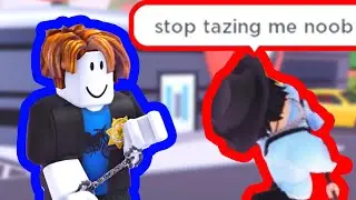 ROCKET SPAMMER RAGE QUITS after I ARREST HIM... | Roblox Jailbreak