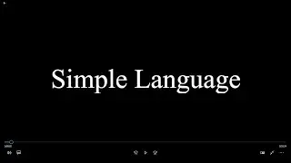 Simple Language