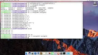 The cp and mv commands on linux