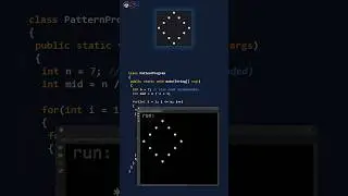Java pattern program | Hollow diamond pattern in less than 60 seconds 