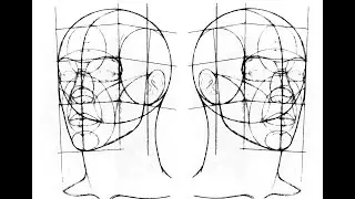 How To Draw The Head in 3/4 View Using The Reilly Method