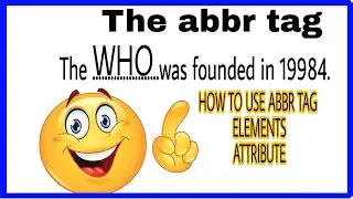 How to use abbr tag in HTML or CSS | abbr tag attribute add in html file 2021 | By Digital mitar |