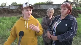 Зловонную свалку просят убрать жители села Воскресенское