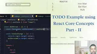 Let's create a TODO List using React - Part 2