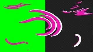 Abstract Shape Elements green screen and Transparent Background - Pack #3 || free download