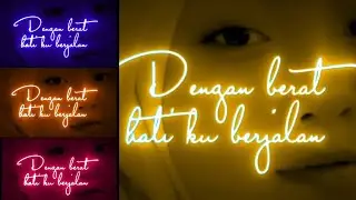 CARA MEMBUAT LIRIK ATAU TEKS BERCAHAYA DI CAPCUT (Glowing Effect Text)