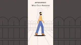 Walk Cycle Animation in After Effects #aftereffectstutorial #motiongraphics #motiondesign