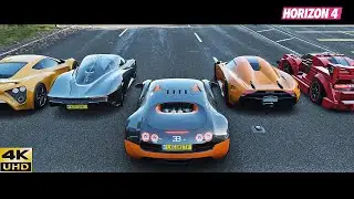 Top Fastest Supercars Drag Race - Forza Horizon 4 | 2023