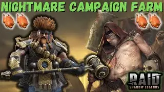 💥HURNDIG NIGHTMARE CAMPAIGN FARMER  GUIDE 💥 2022  | RAID SHADOW LEGENDS