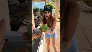Angry Minecraft Ice Emerlad Block! Will you make it happy?