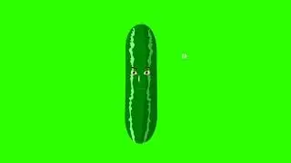cucumber green screen / talking cucumber / speeking cucumber green screen / brain master