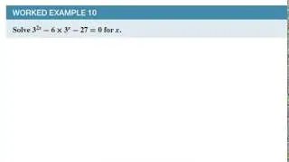 11MMC7E10 Indicial Equations in Quadratic Form