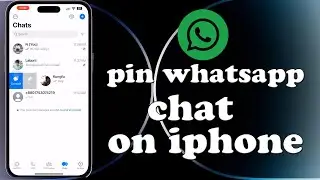 How to Pin Whatsapp Chat in iPhone New Update 2024