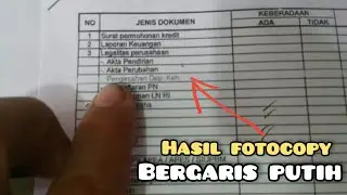 Mengatasi Hasil fotocopy bergaris putih canon ir 5055/6570/5070/6075