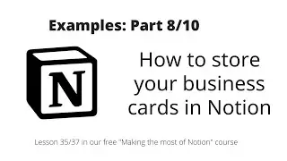 Making the most of Notion: Examples: Creating an exercise log in Notion