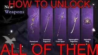How to UNLOCK ALL OF THE CRAFTABLE 4-star weapons in inazuma!!