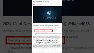 Что нового в Node.js 23.0.0? 
