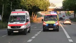 Kuriose Szenen bei Großübung an der Donau-Arena: Anfahrt des Rettungsdiensts