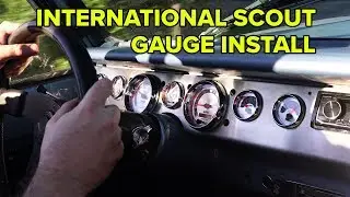 AutoMeter Garage Extra -  IH Scout American Muscle Gauge Install