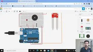 Soil Moisture sensor with Arduino in Tinkercad | how to use soil moisture sensor in Tinkercad
