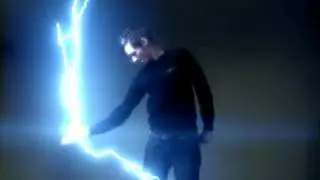 Blue lightning in my hand