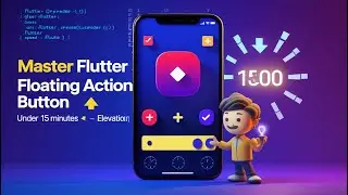 Flutter Floating Action Button (FAB) in UNDER 15 MINUTES
