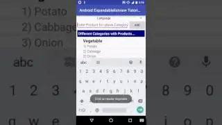 Android ExpandablelistView Tutorial with Android Custom Adaptor