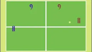 C64 Game: Pong (19??, Asgaard Designs)
